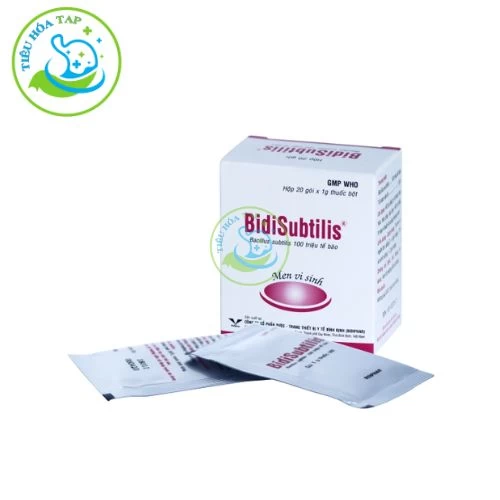 BidiSubtilis Bidiphar - Hộp 20 gói x 1g